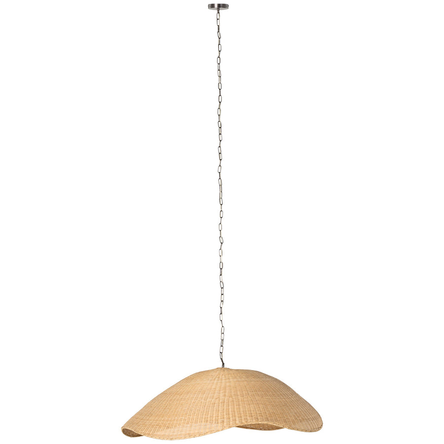 Four Hands Ryker Overscale Woven Rattan Pendant - Natural