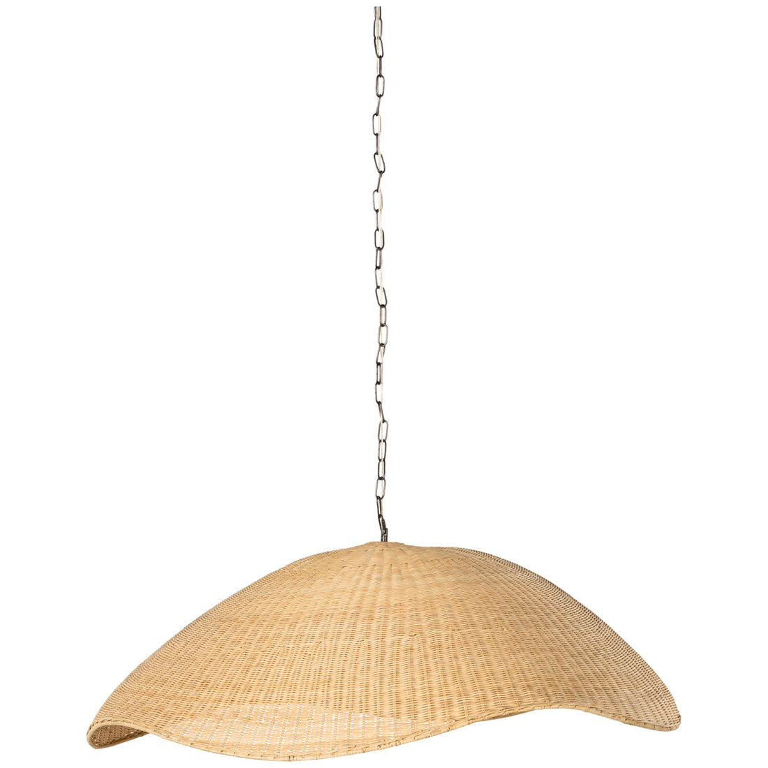 Four Hands Ryker Overscale Woven Rattan Pendant - Natural