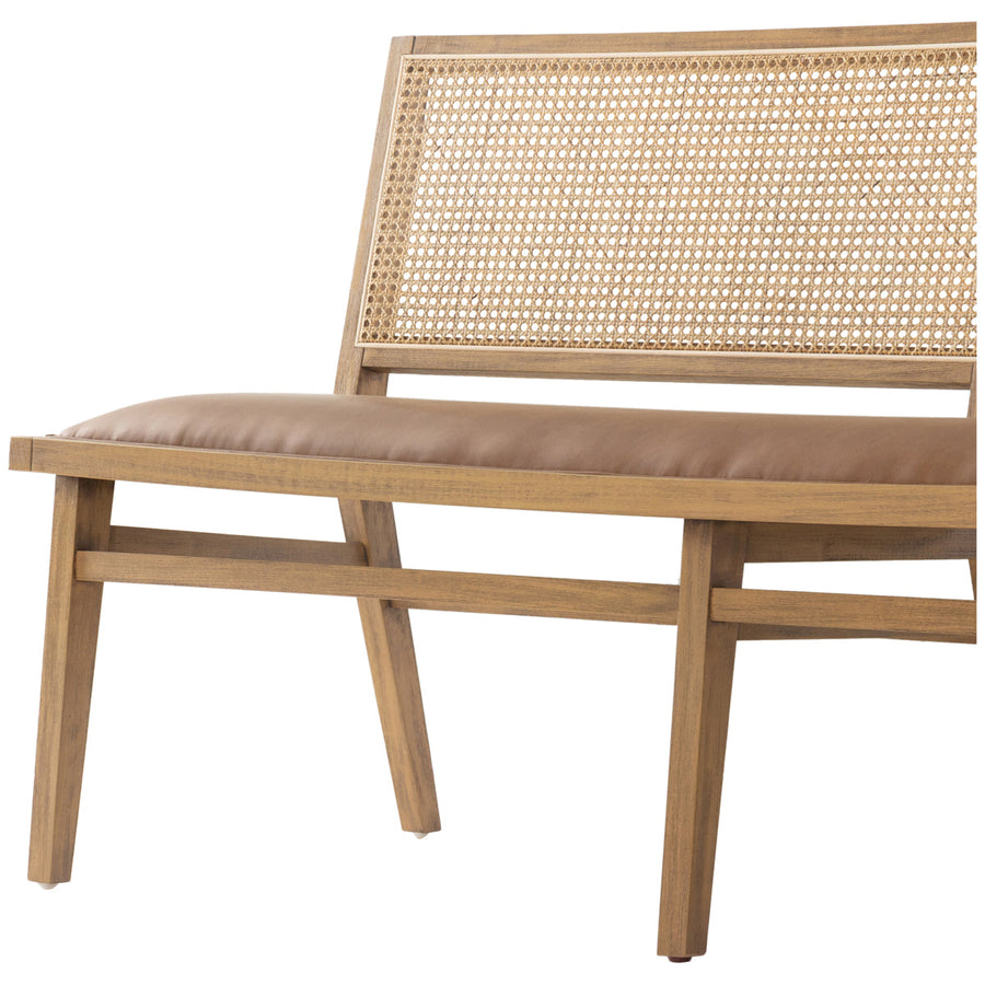 Four Hands Caswell Sage Dining Bench - Sierra Butterscotch