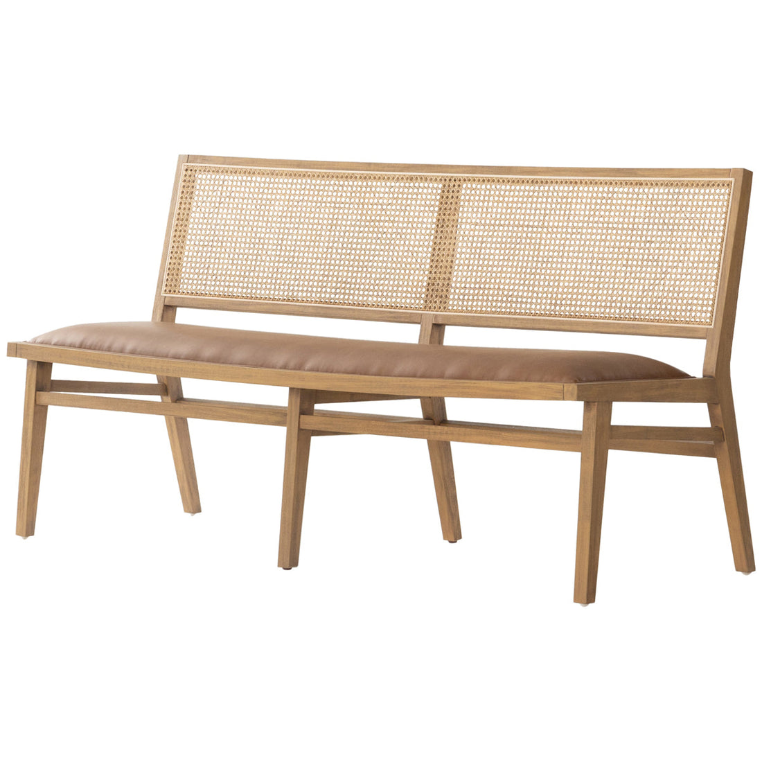 Four Hands Caswell Sage Dining Bench - Sierra Butterscotch