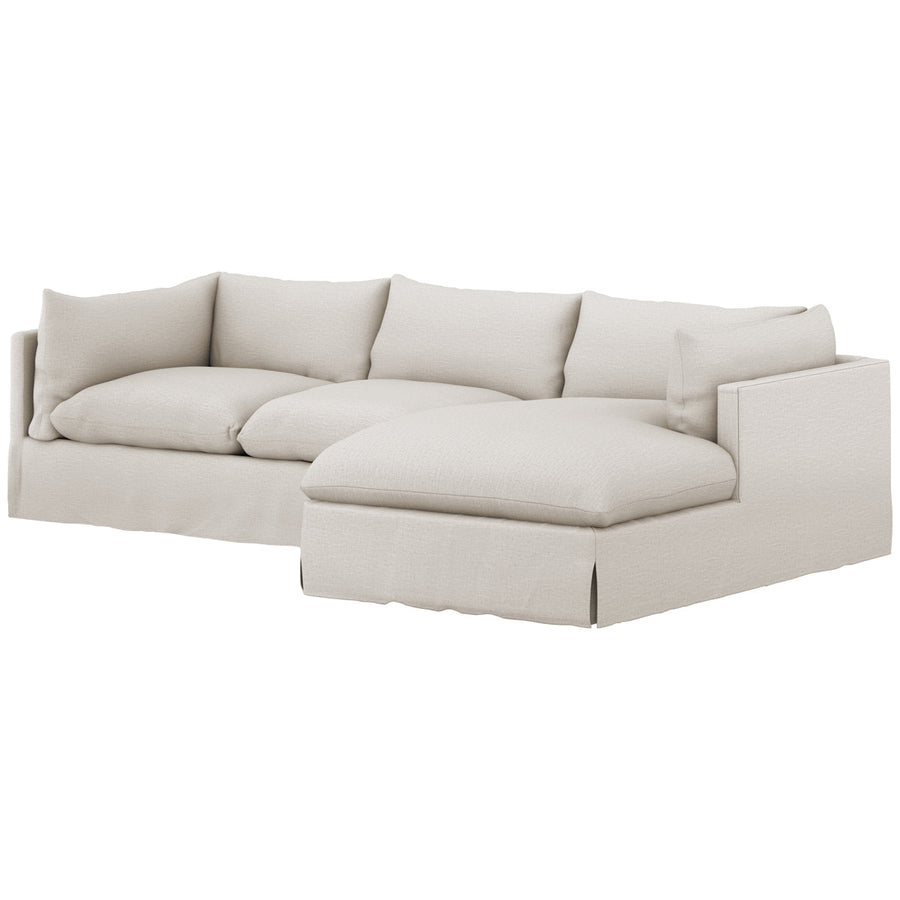 Four Hands Atelier Habitat 2-Piece Sectional - Valley Nimbus