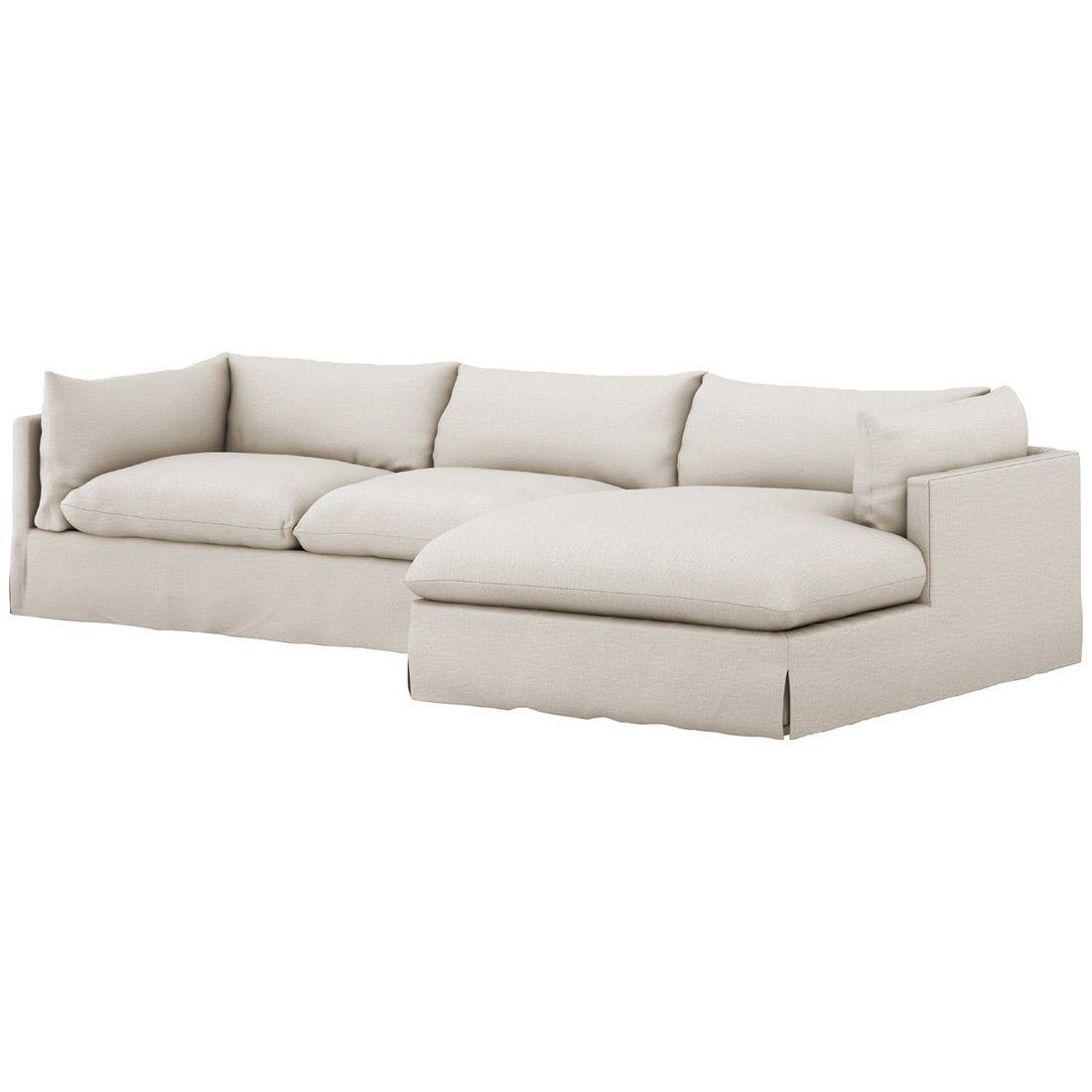 Four Hands Atelier Habitat 2-Piece Sectional - Valley Nimbus