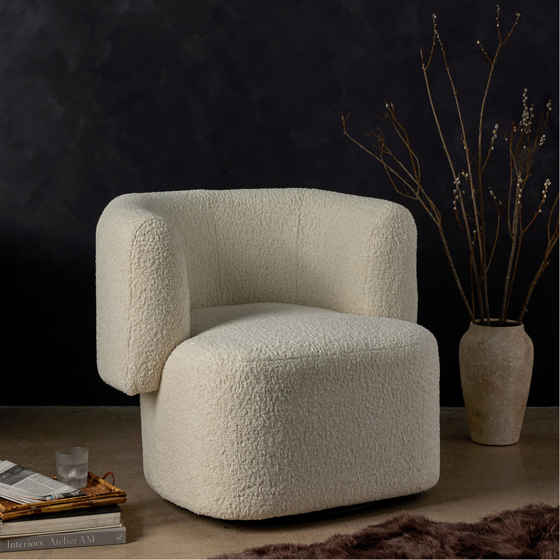 Four Hands Centrale Tybalt Swivel Chair