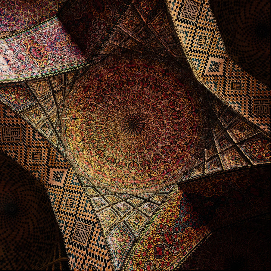 Four Hands Art Studio Pink Mosque Tilework by Getty Images