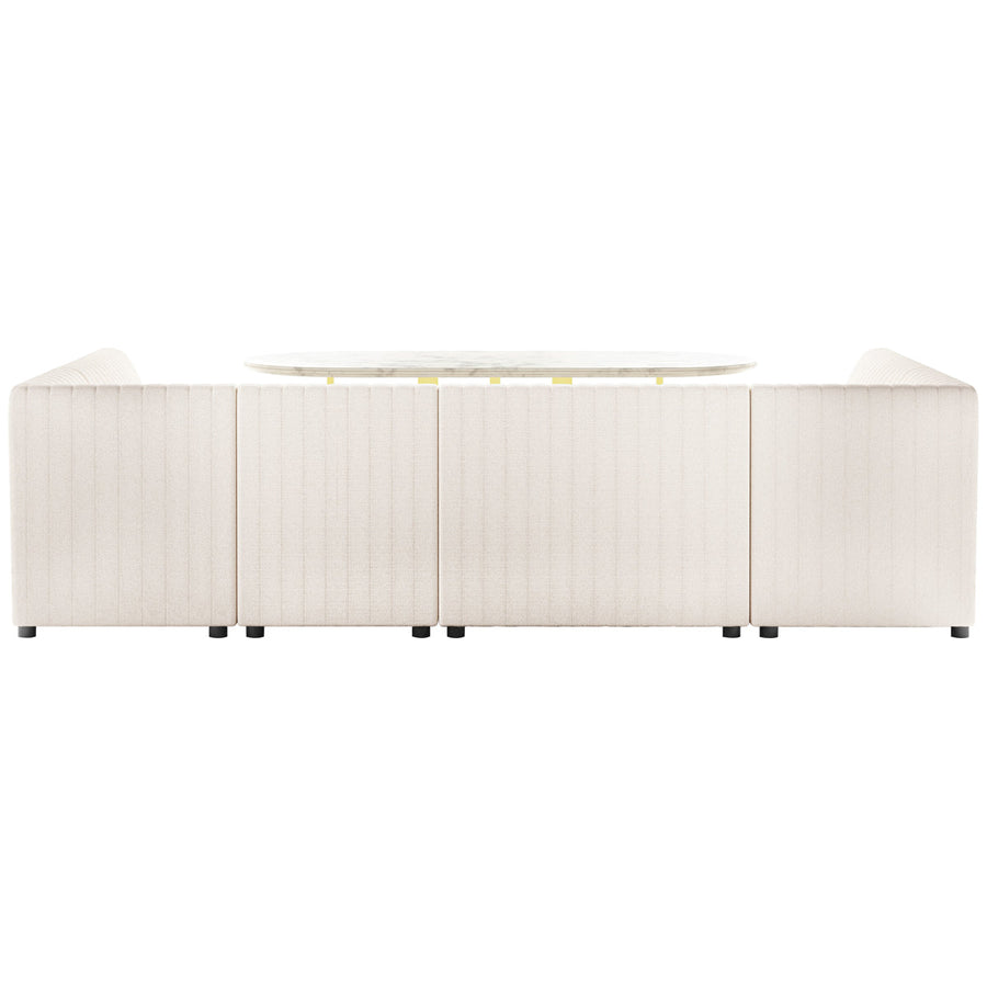 Four Hands Grayson Augustine U-Shape Dining Banquette