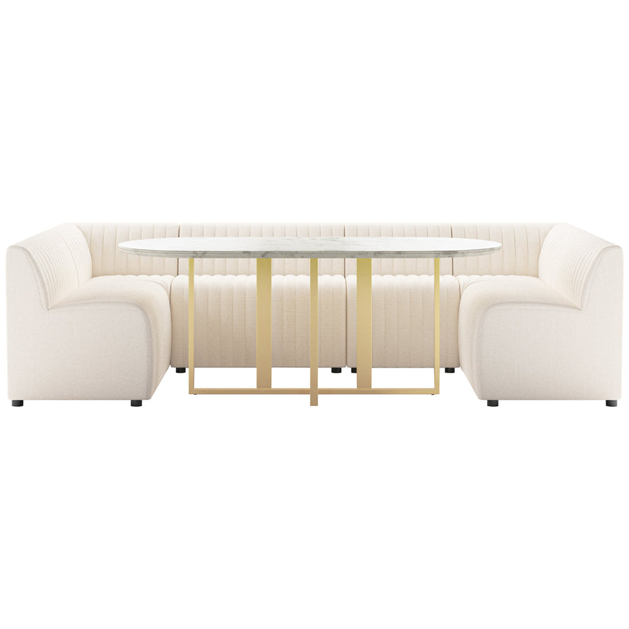 Four Hands Grayson Augustine U-Shape Dining Banquette