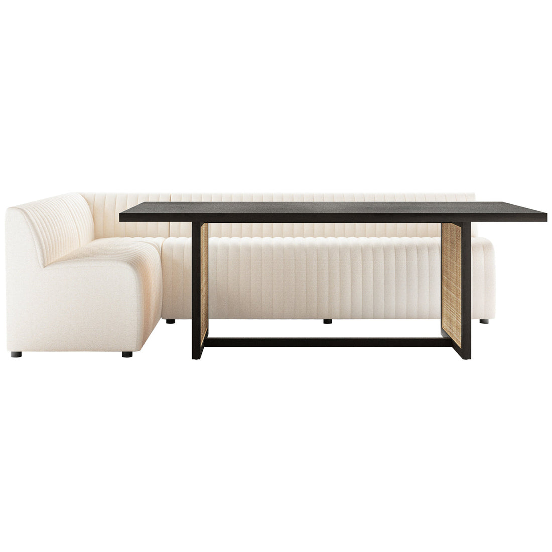 Four Hands Grayson Augustine L-Shape Dining Banquette