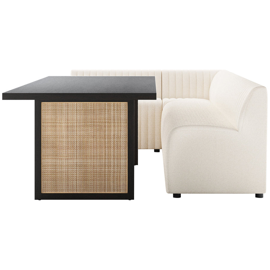 Four Hands Grayson Augustine L-Shape Dining Banquette