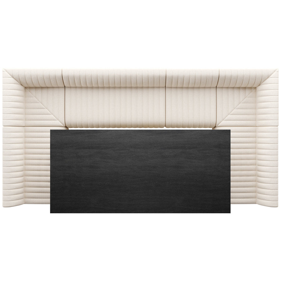 Four Hands Grayson Augustine U-Shape Dining Banquette