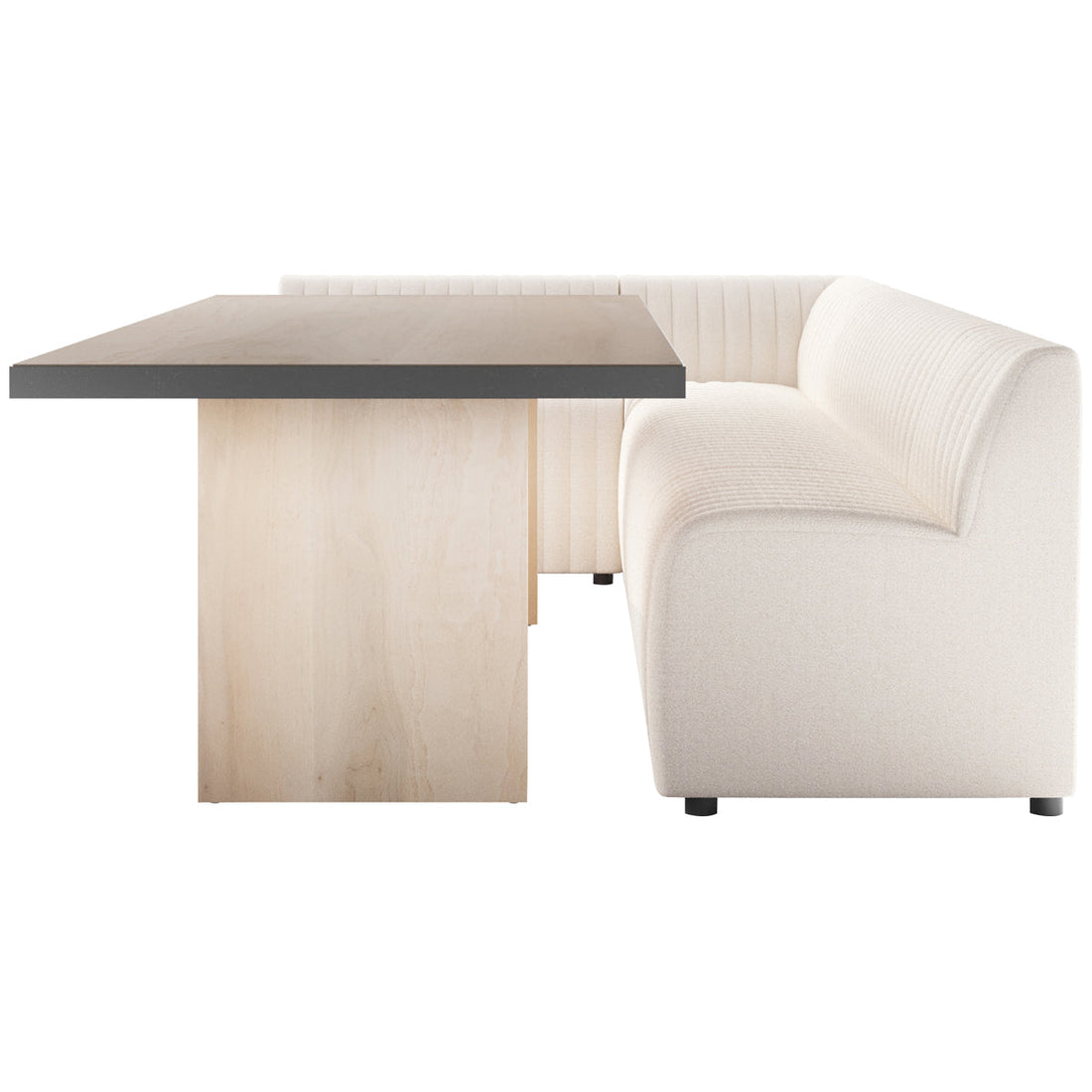 Four Hands Grayson Augustine L-Shape Dining Banquette