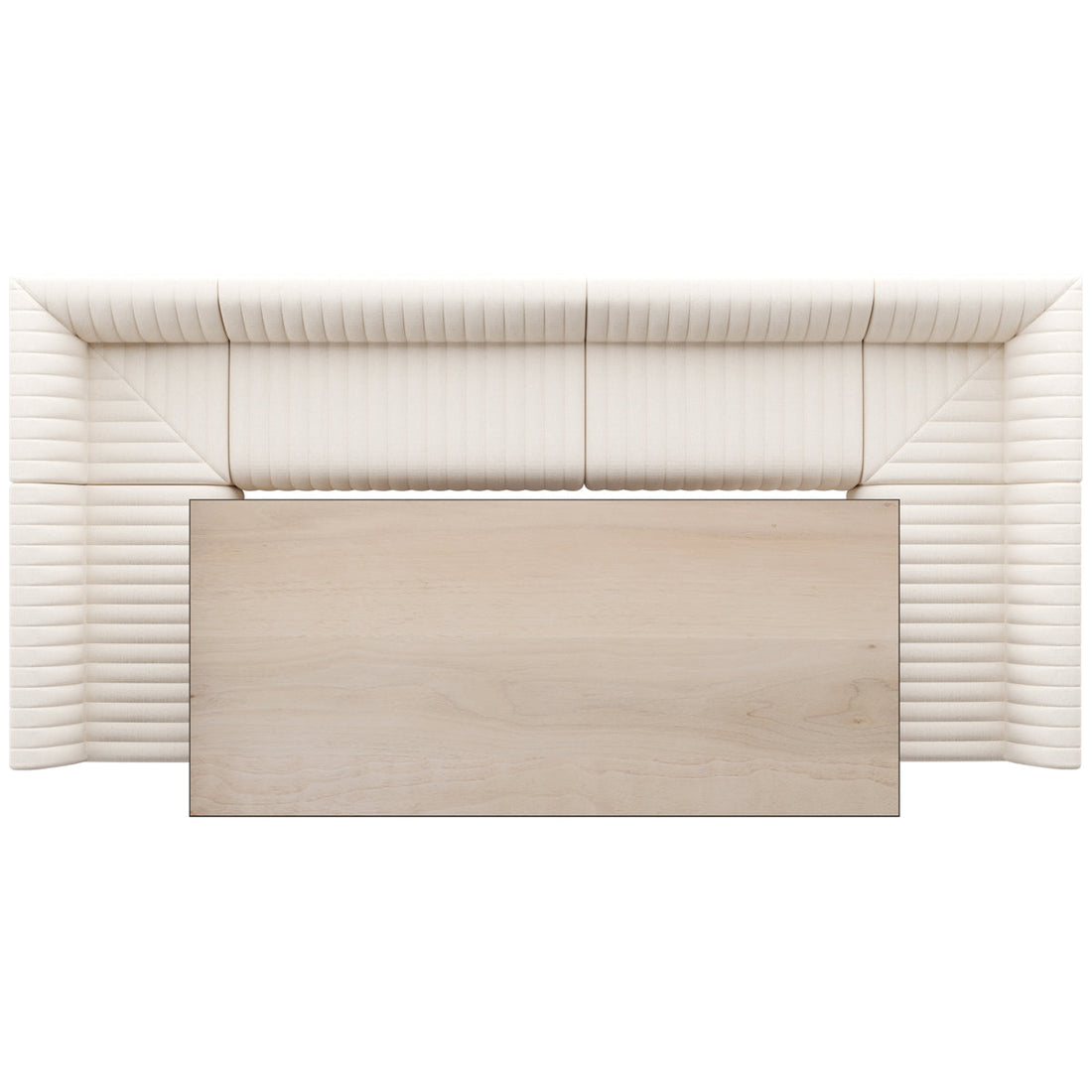 Four Hands Grayson Augustine U-Shape Dining Banquette