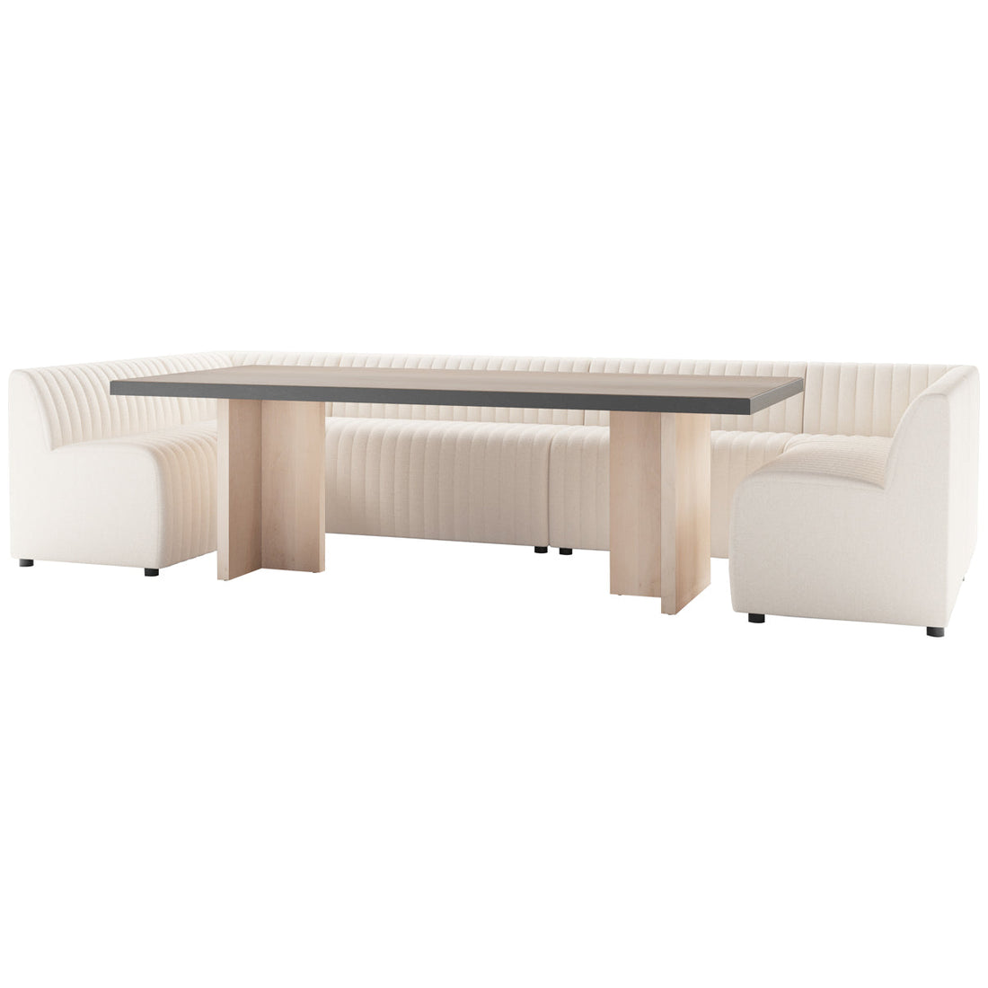 Four Hands Grayson Augustine U-Shape Dining Banquette