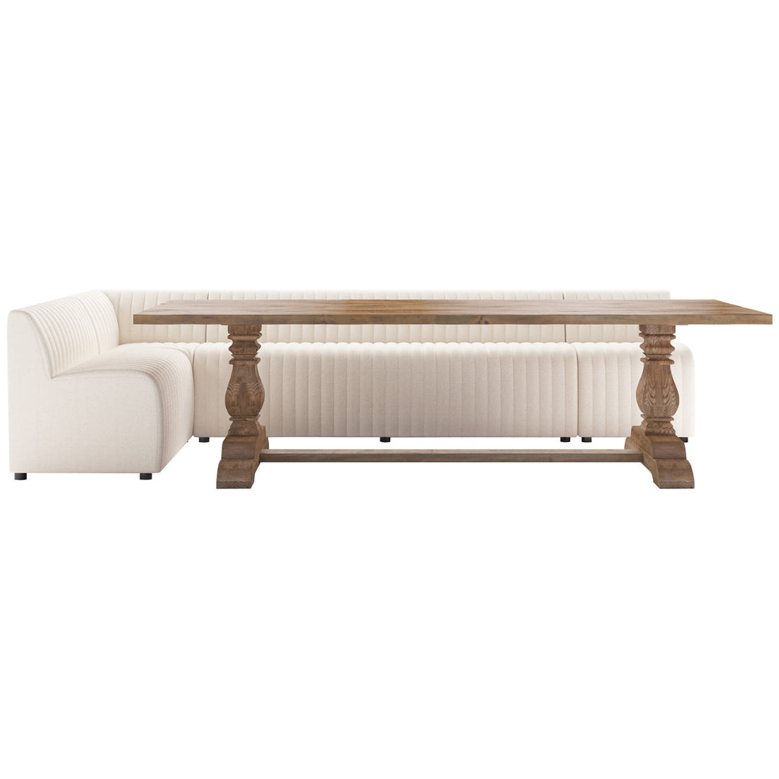 Four Hands Grayson Augustine L-Shape Dining Banquette