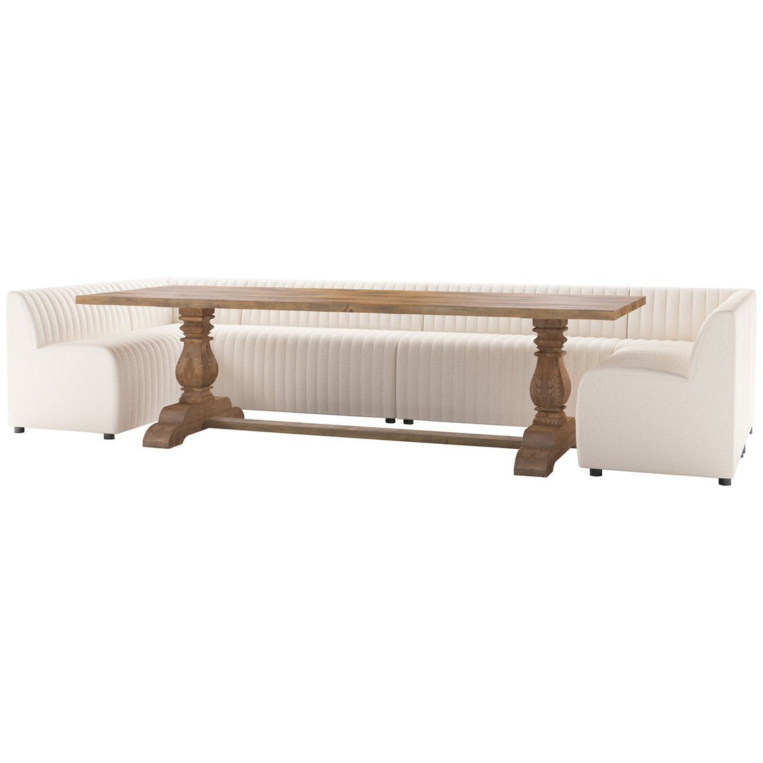 Four Hands Grayson Augustine U-Shape Dining Banquette