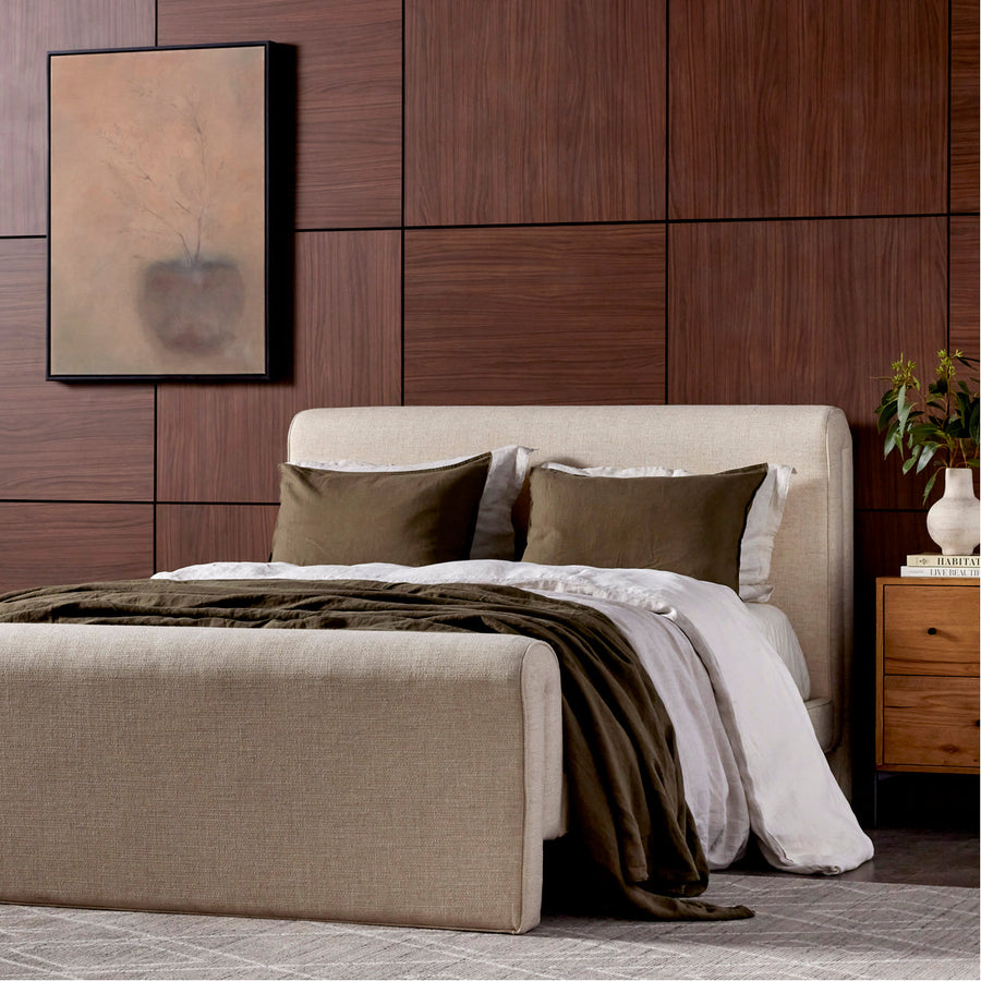 Four Hands Norwood Mitchell Bed - Thames Cream