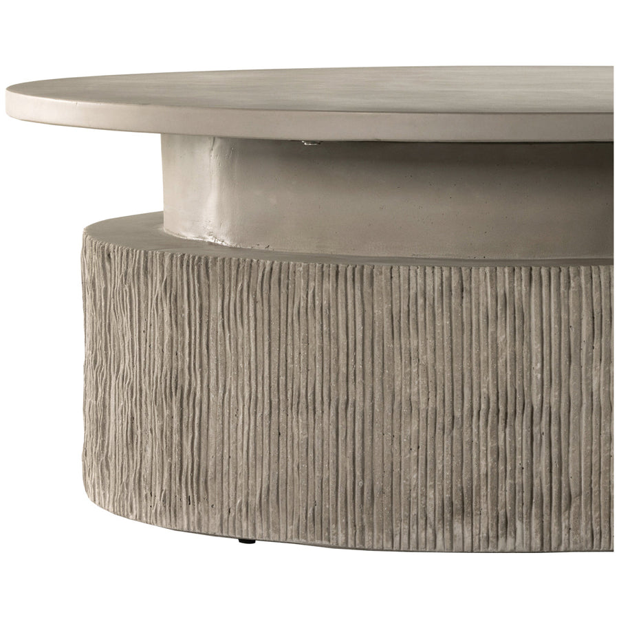 Four Hands Constantine Huron Outdoor Coffee Table - Textured Flint