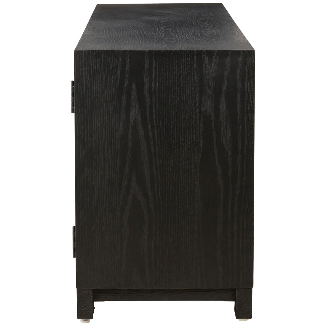 Four Hands Irondale Millie Media Console - Drifted Matte Black