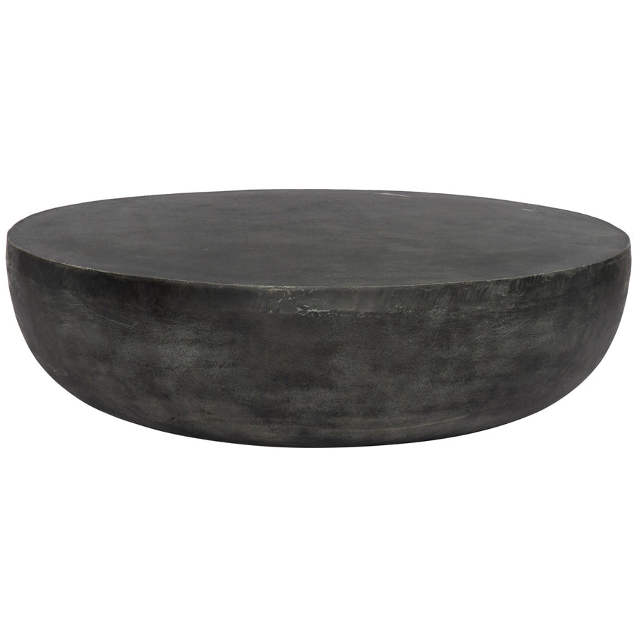 Four Hands Marlow Basil 48-Inch Round Outdoor Coffee Table - Aged Grey