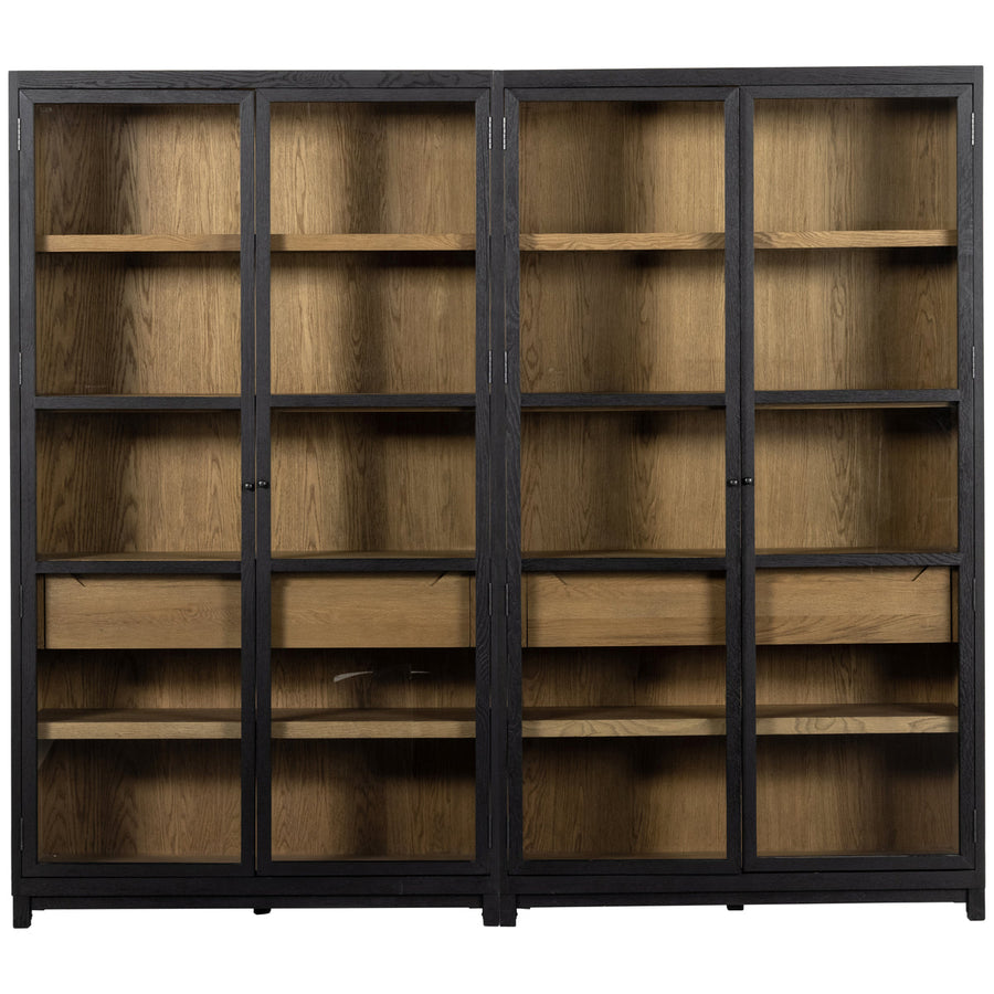 Four Hands Irondale Millie Double Cabinet - Drifted Black