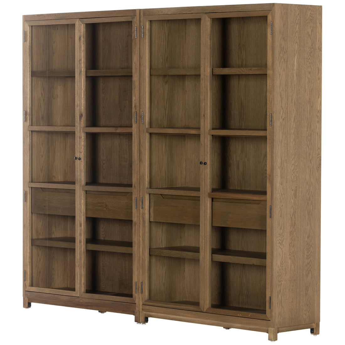 Four Hands Irondale Millie Double Cabinet - Drifted Oak