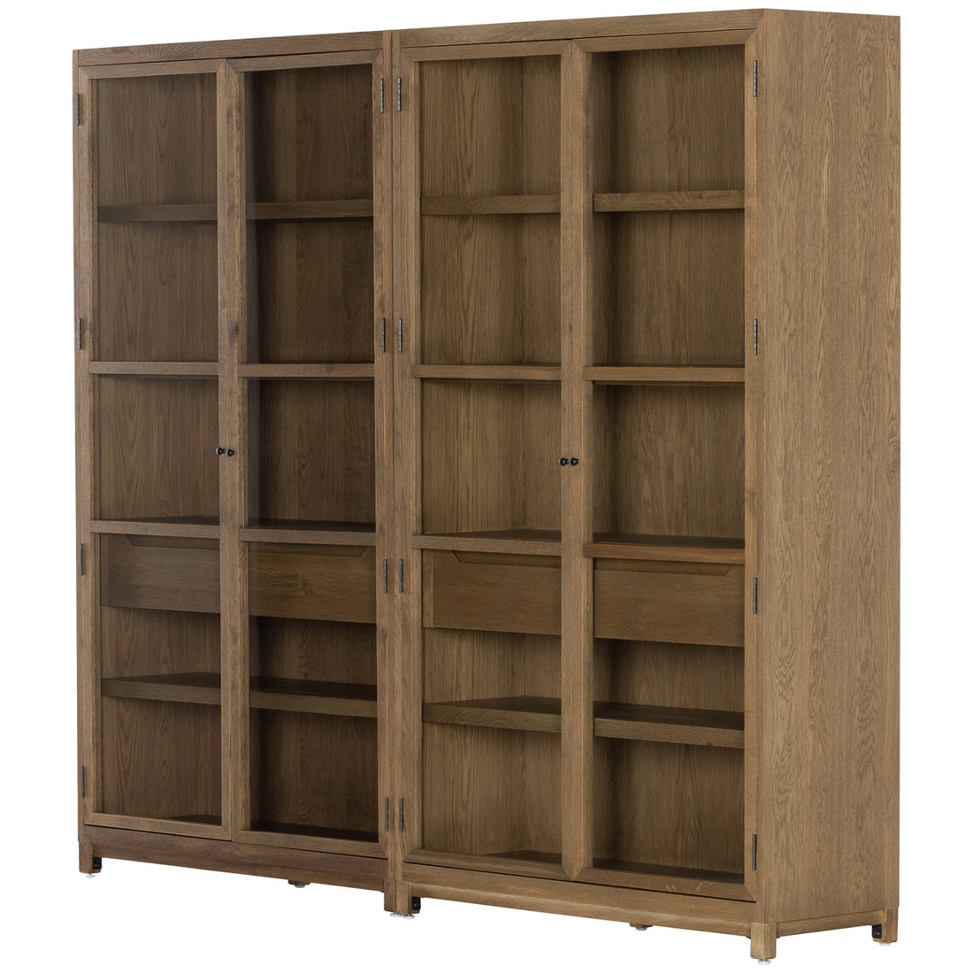 Four Hands Irondale Millie Double Cabinet - Drifted Oak