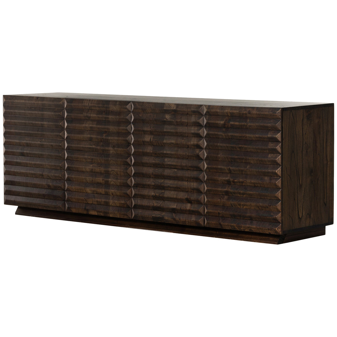 Four Hands Aiden Tussac Media Console - Matte Brown Neem