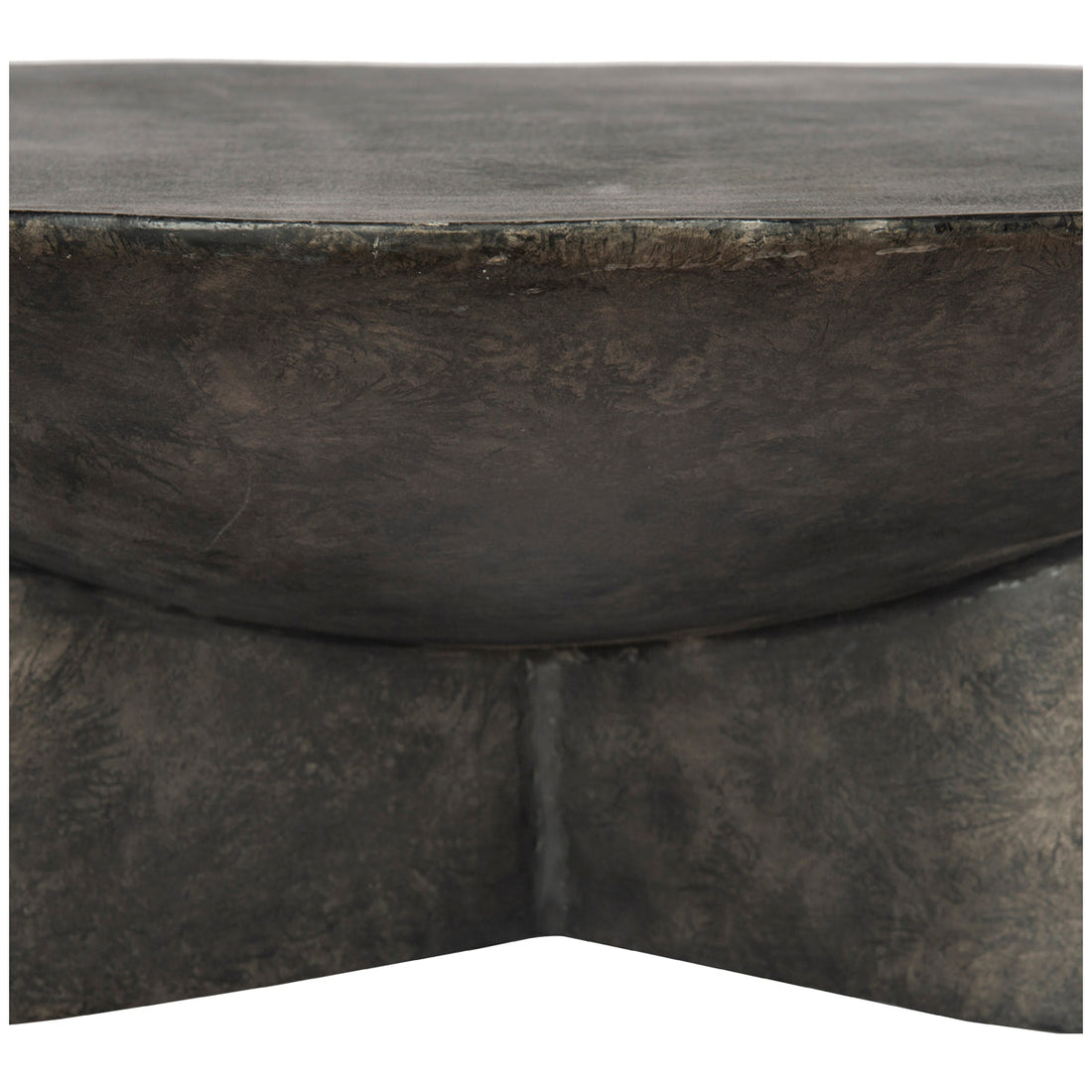 Four Hands Marlow Sante 48-Inch Coffee Table - Raw Black