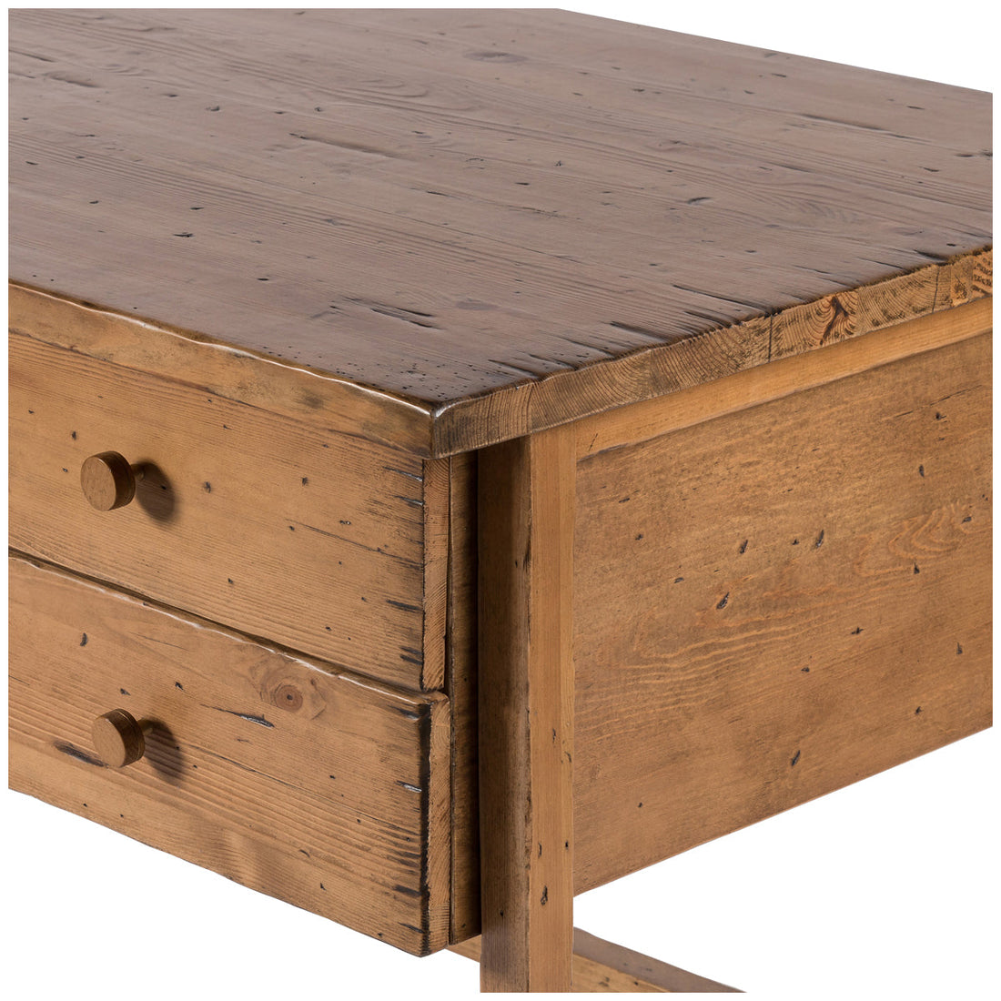 Four Hands Cordella Reign Desk - Waxed Pine