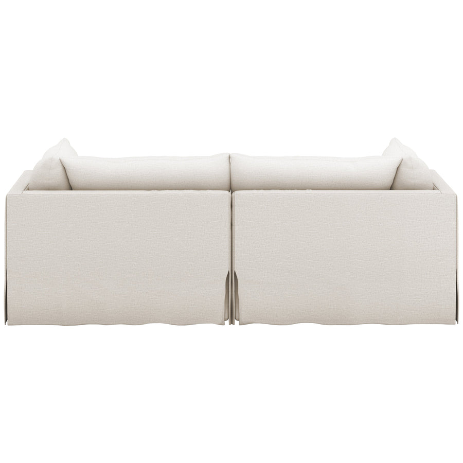 Four Hands Atelier Habitat Double Chaise Sectional - Valley Nimbus