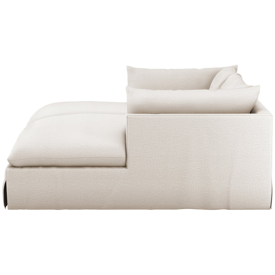 Four Hands Atelier Habitat Double Chaise Sectional - Valley Nimbus