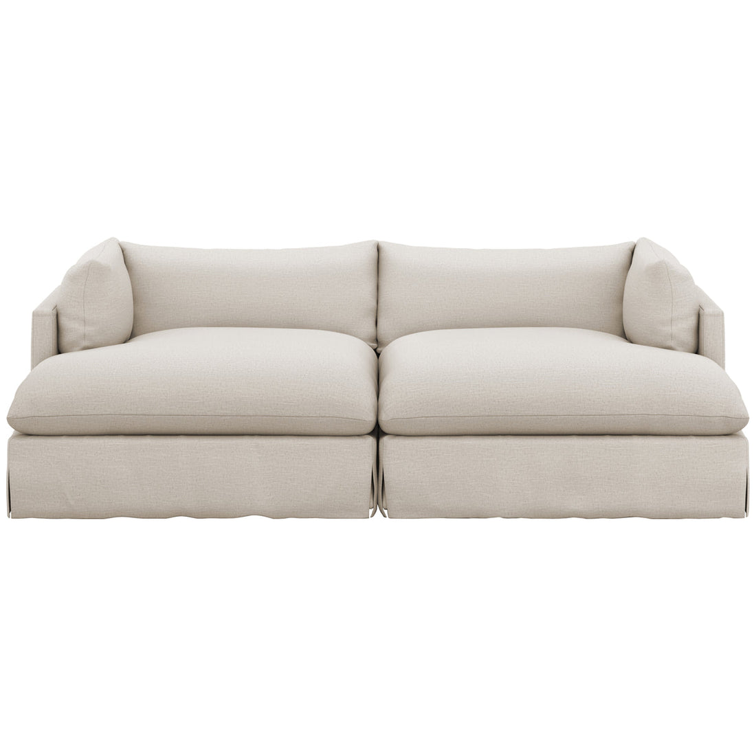 Four Hands Atelier Habitat Double Chaise Sectional - Valley Nimbus