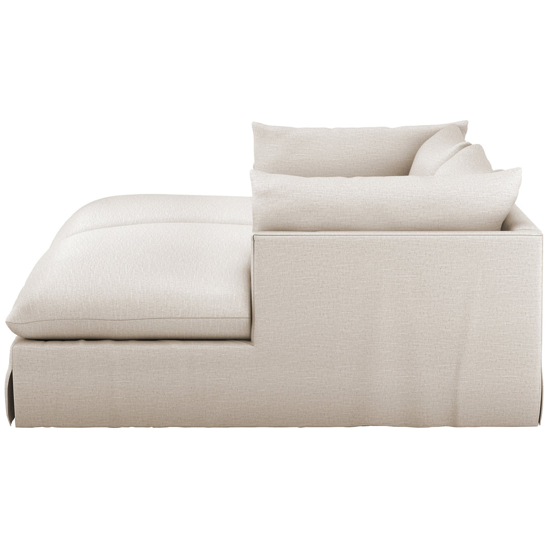 Four Hands Atelier Habitat Double Chaise Sectional - Valley Nimbus