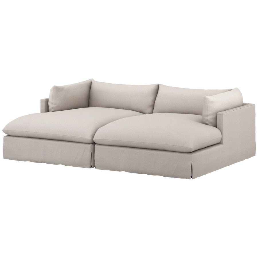 Four Hands Atelier Habitat Double Chaise Sectional - Bennett Moon