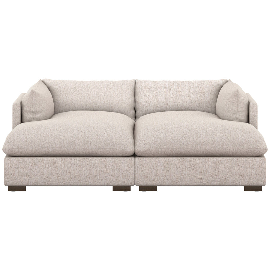 Four Hands Atelier Westwood Double Chaise Sectional - Bayside Pebble