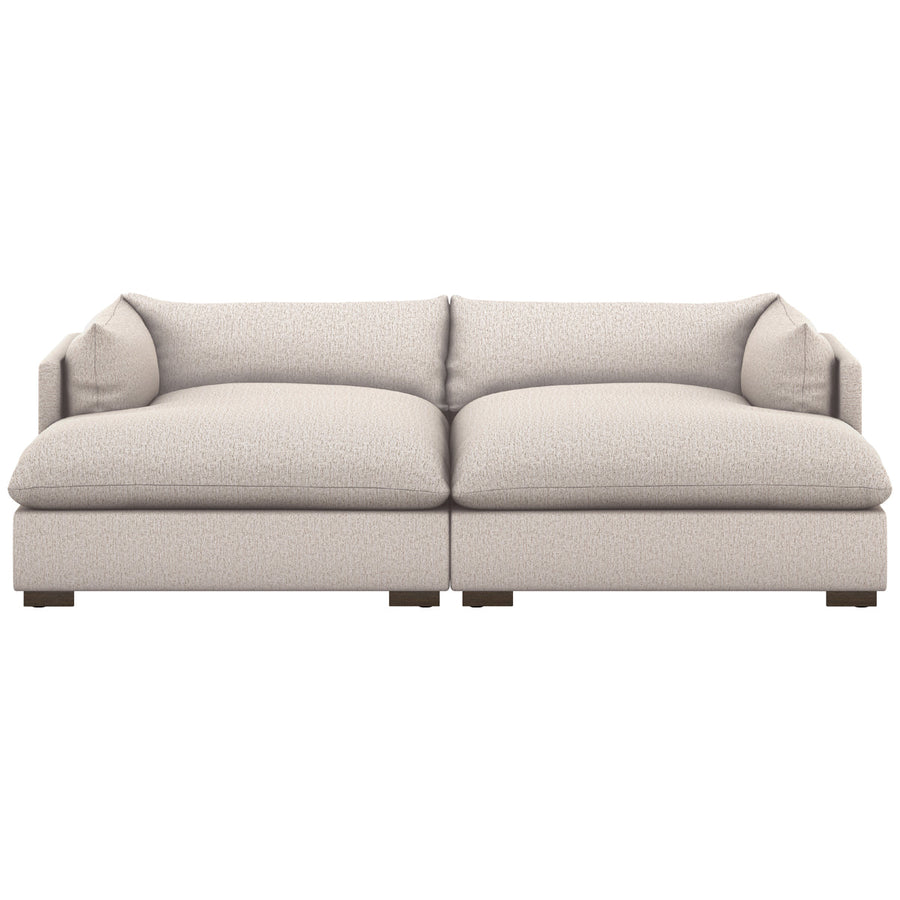 Four Hands Atelier Westwood Double Chaise Sectional - Bayside Pebble