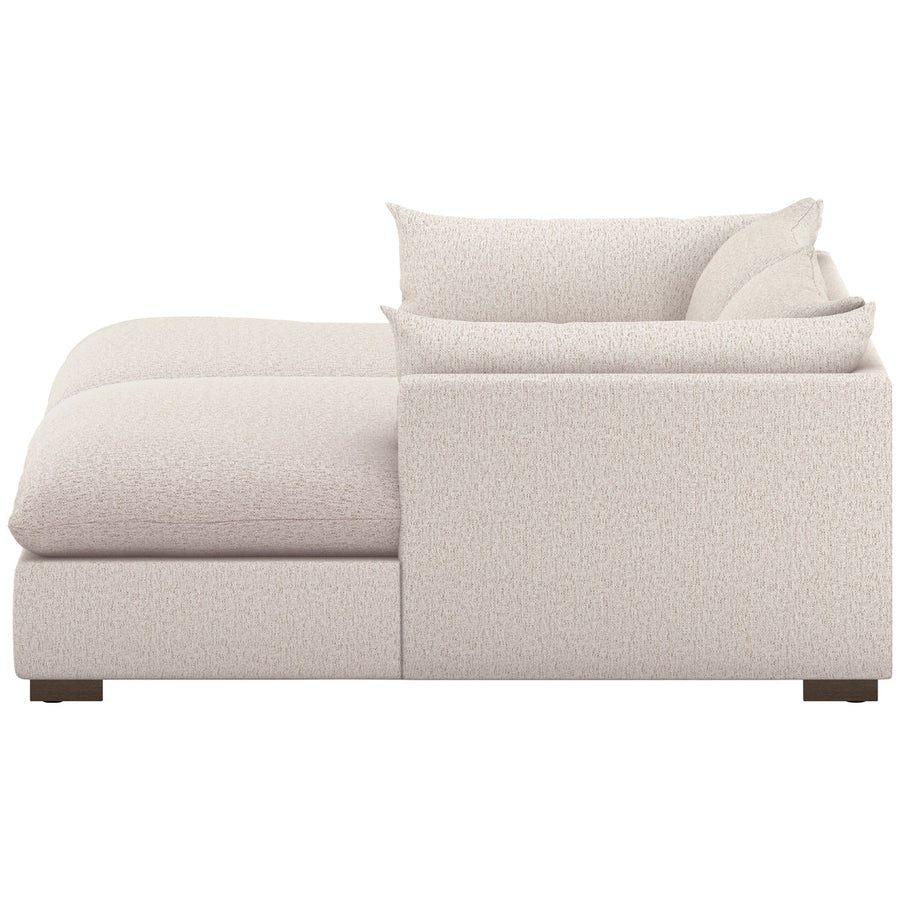 Four Hands Atelier Westwood Double Chaise Sectional - Bayside Pebble