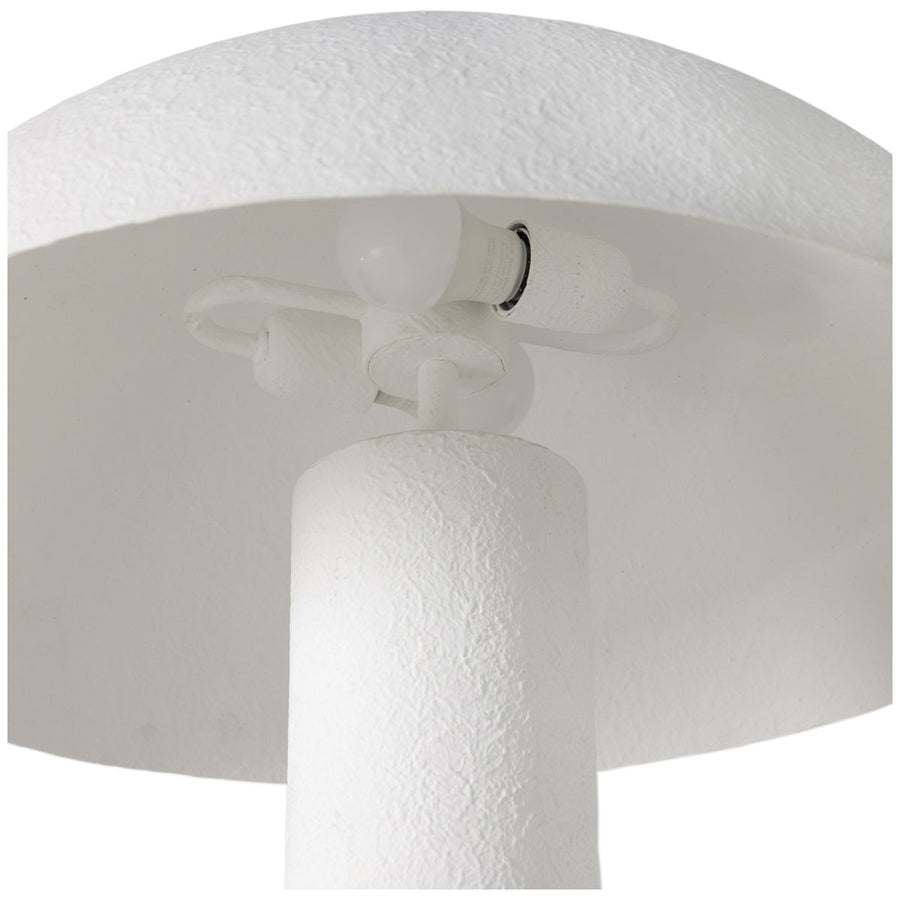 Four Hands Hutton Santorini Floor Lamp - Matte White Plaster