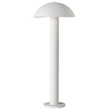 Four Hands Hutton Santorini Floor Lamp - Matte White Plaster