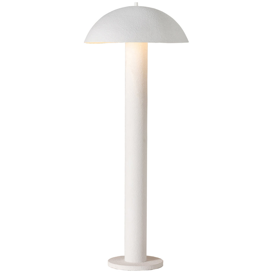 Four Hands Hutton Santorini Floor Lamp - Matte White Plaster