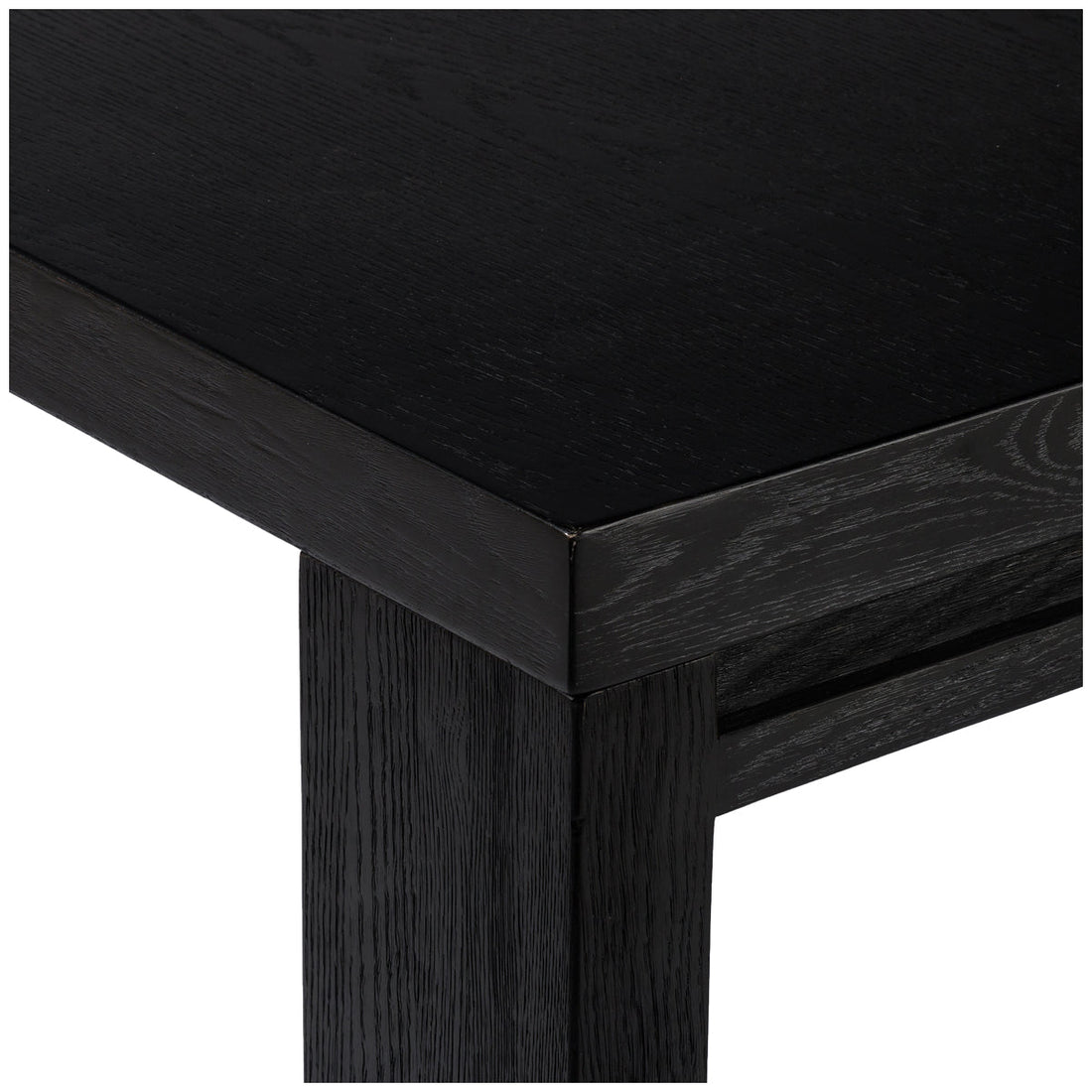 Four Hands Irondale Millie Dining Table - Drifted Matte Black