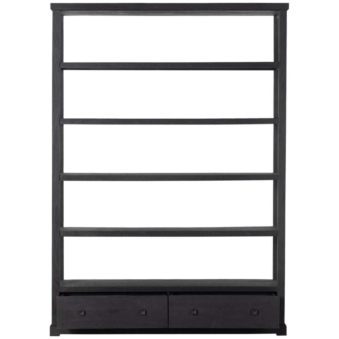 Four Hands Maya Woodmore Bookcase - Dark Totem