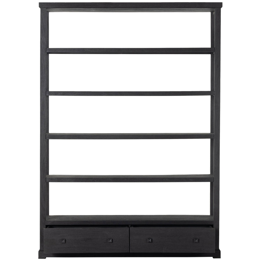 Four Hands Maya Woodmore Bookcase - Dark Totem