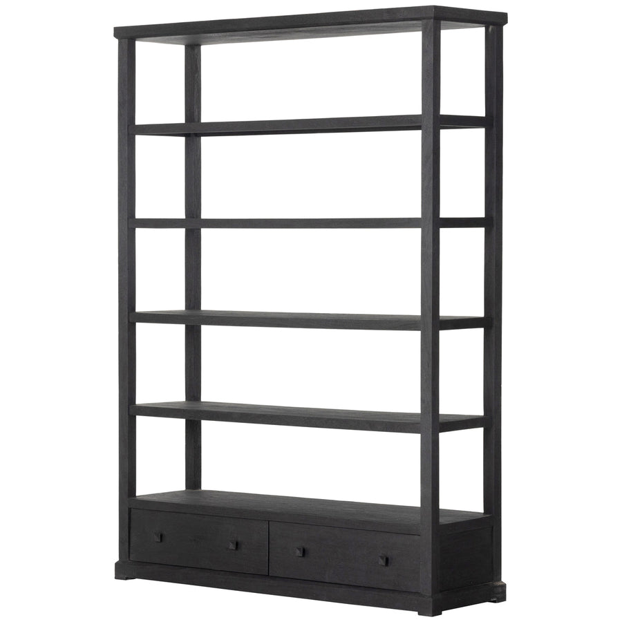 Four Hands Maya Woodmore Bookcase - Dark Totem