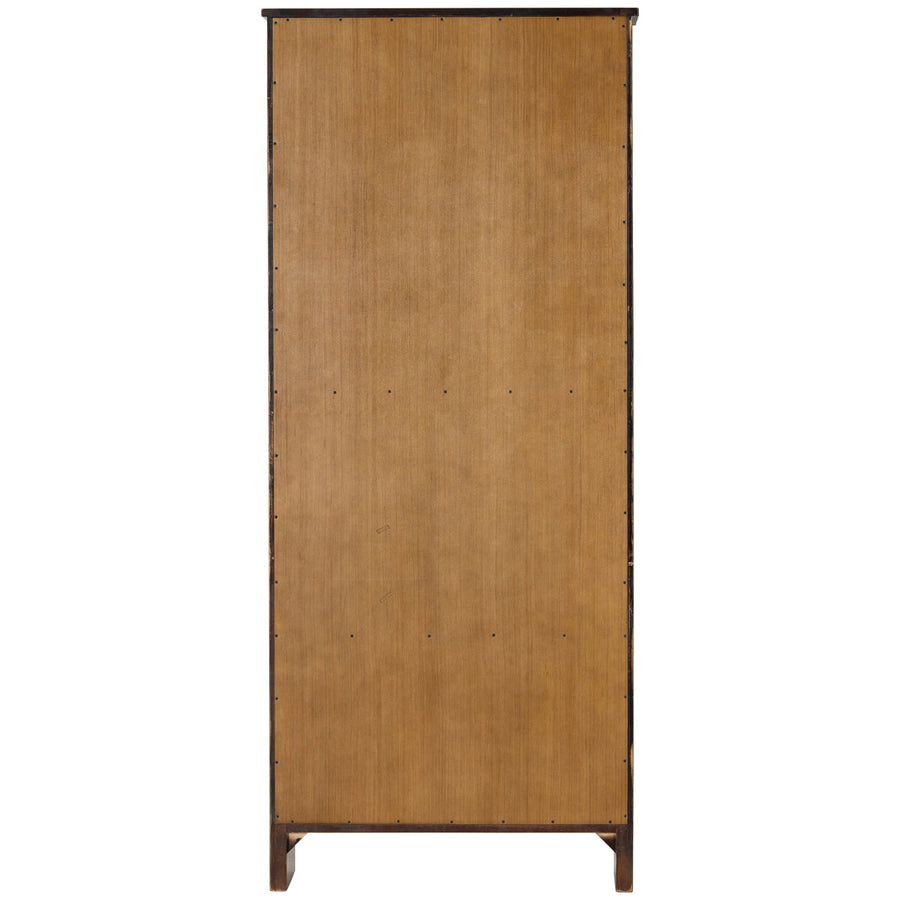 Four Hands Cordella Macgregor Bookcase - Distressed Walnut