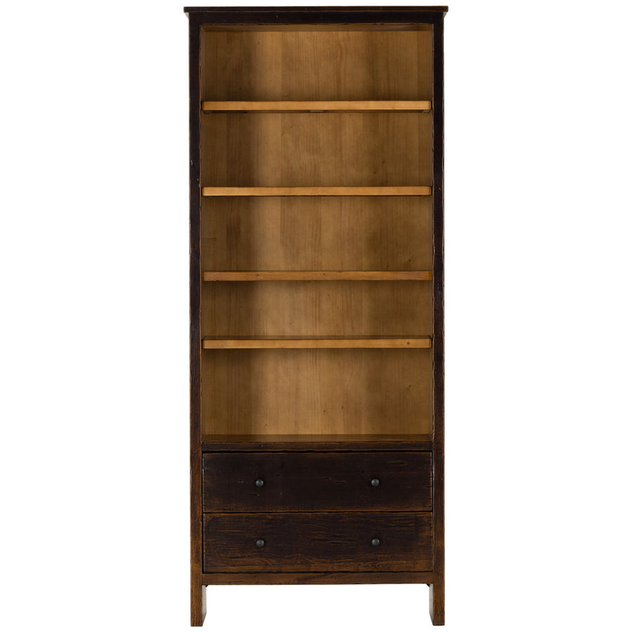 Four Hands Cordella Macgregor Bookcase - Distressed Walnut