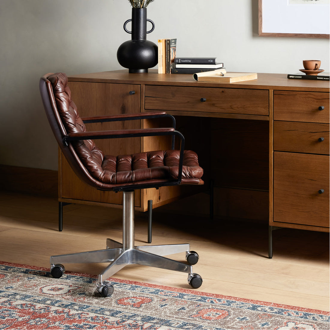 Four Hands Carnegie Malibu Arm Desk Chair