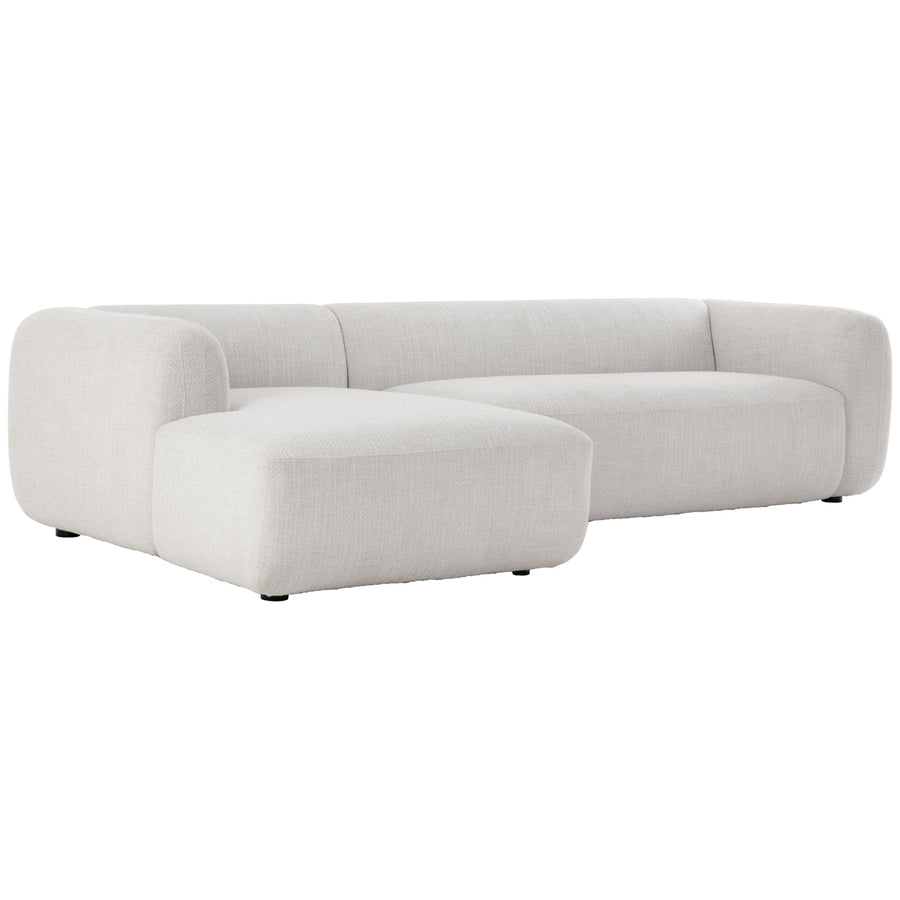 Four Hands Oslo Nara 2-Piece Sectional with Chaise - Gibson Wheat