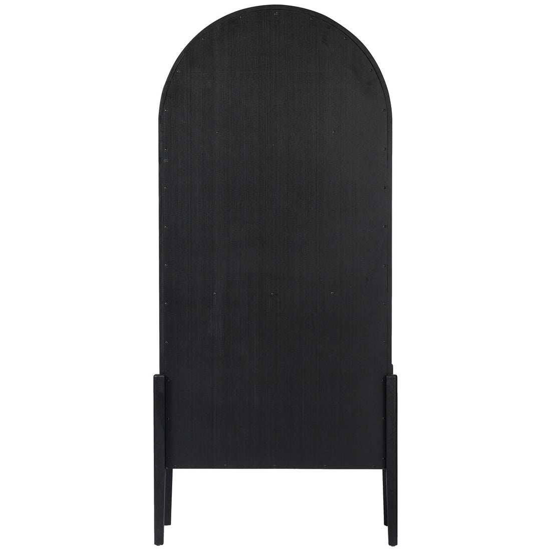 Four Hands Irondale Tolle Panel Door Cabinet - Drifted Matte Black