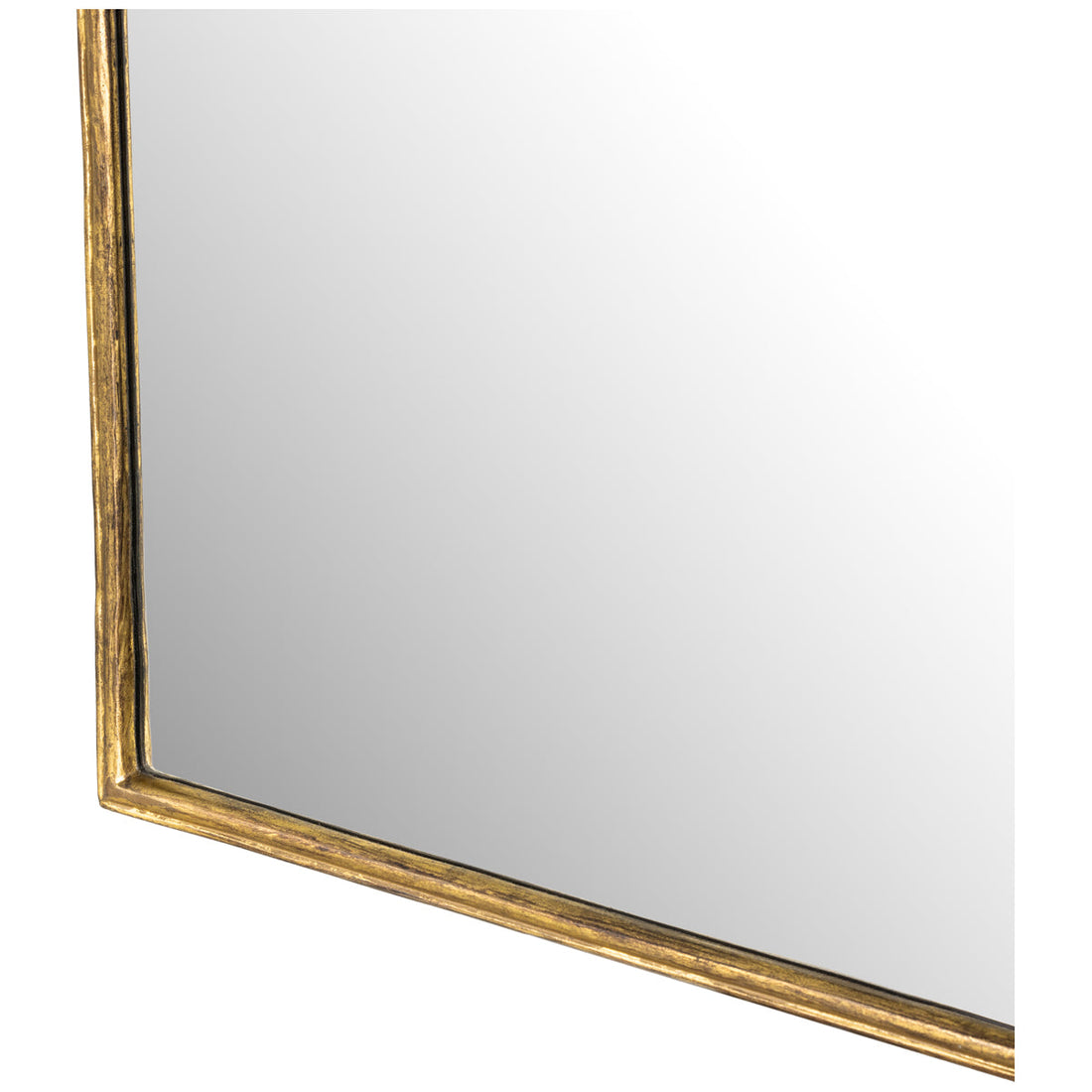 Four Hands Asher Loire Floor Mirror - Antiqued Gold Leaf