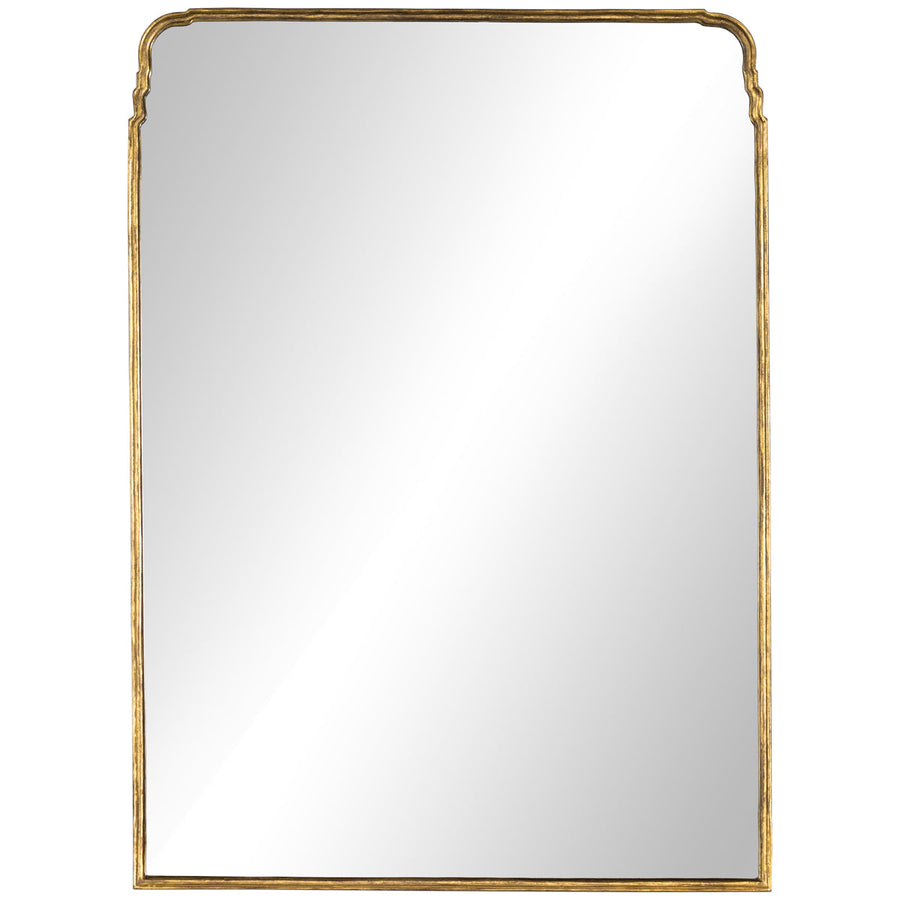 Four Hands Asher Loire Floor Mirror - Antiqued Gold Leaf